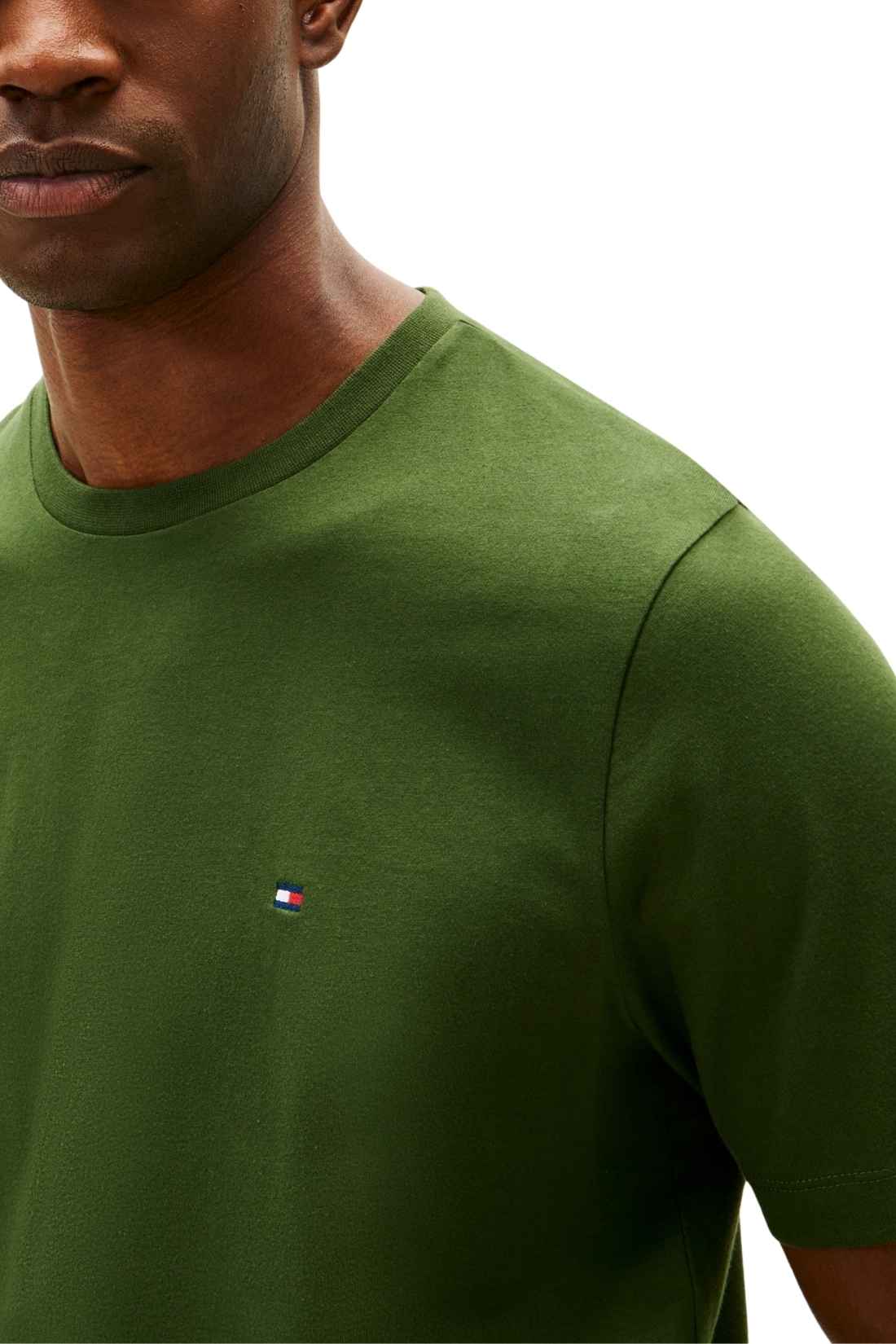 TOMMY HILFIGER - Men's T-shirt in recycled cotton  - Size XL-15