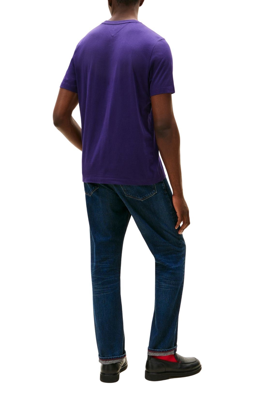 TOMMY HILFIGER - Men's T-shirt in recycled cotton  - Size XL-18