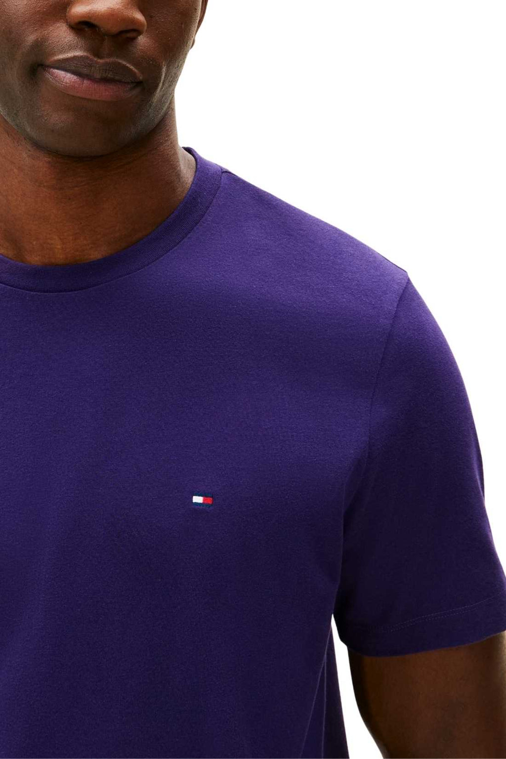 TOMMY HILFIGER - Men's T-shirt in recycled cotton  - Size XL-19