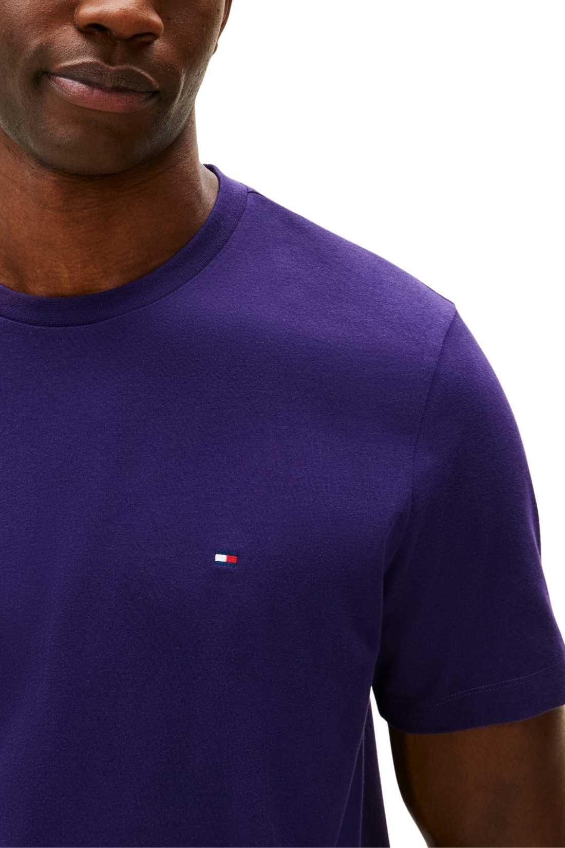 TOMMY HILFIGER - Men's T-shirt in recycled cotton  - Size XL-19