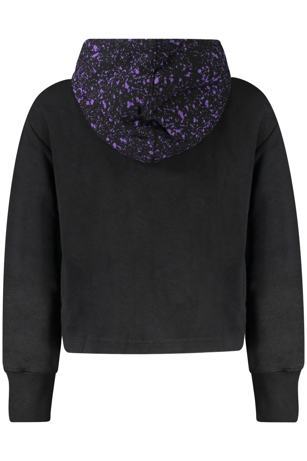 NIKE GIRLS' BLACK ZIP-UP SWEATSHIRT-1