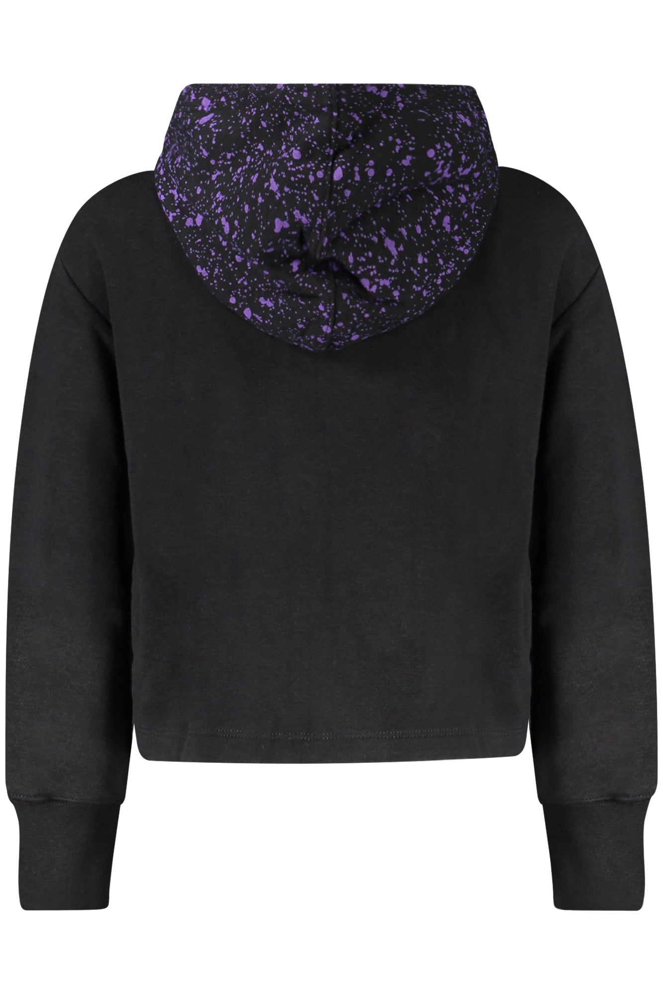 NIKE GIRLS' BLACK ZIP-UP SWEATSHIRT-1