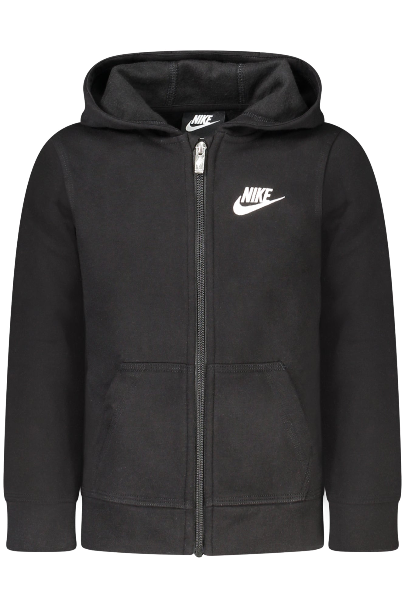 NIKE KIDS' BLACK ZIP-UP SWEATSHIRT-0