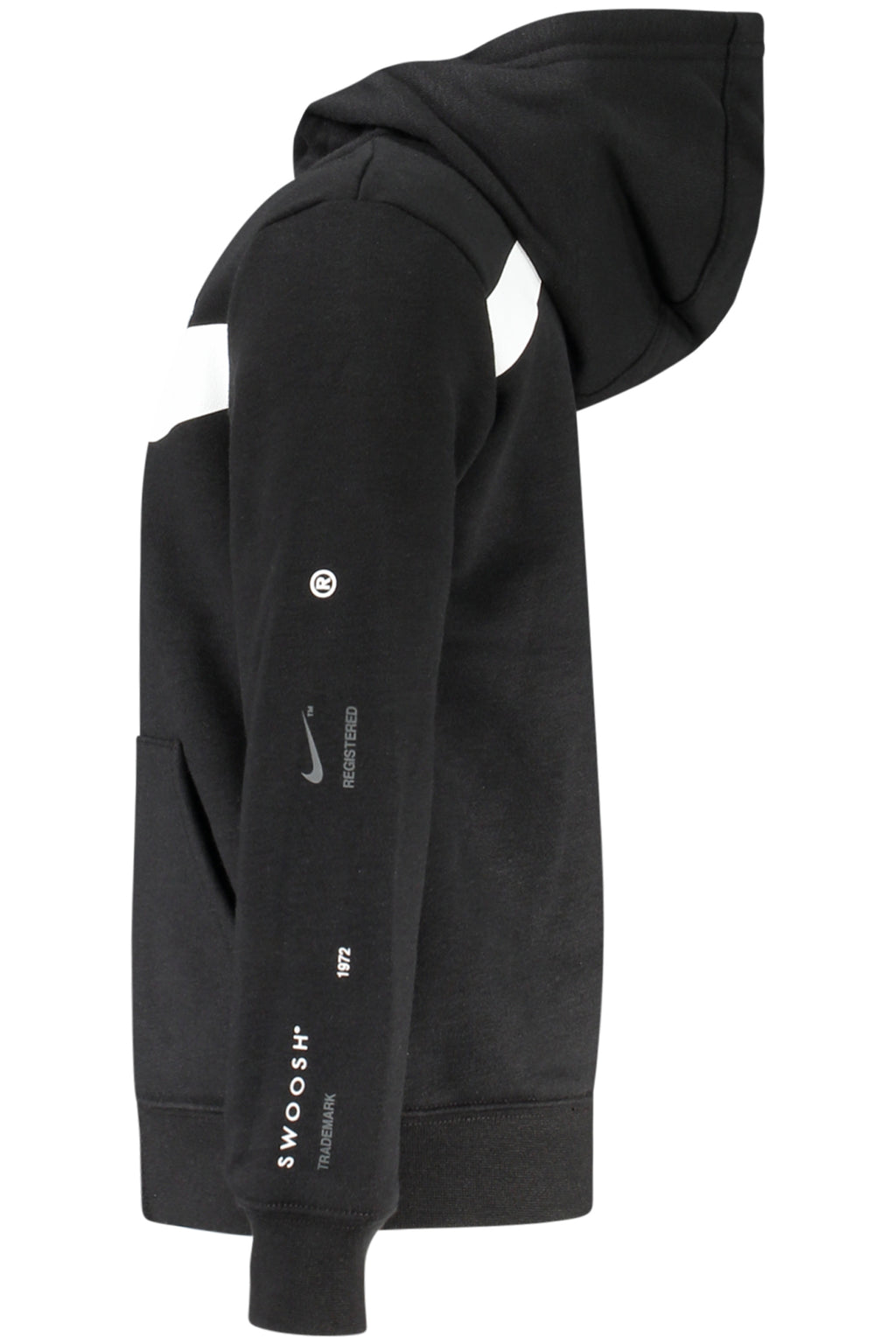 NIKE KIDS' BLACK ZIP-UP SWEATSHIRT-2