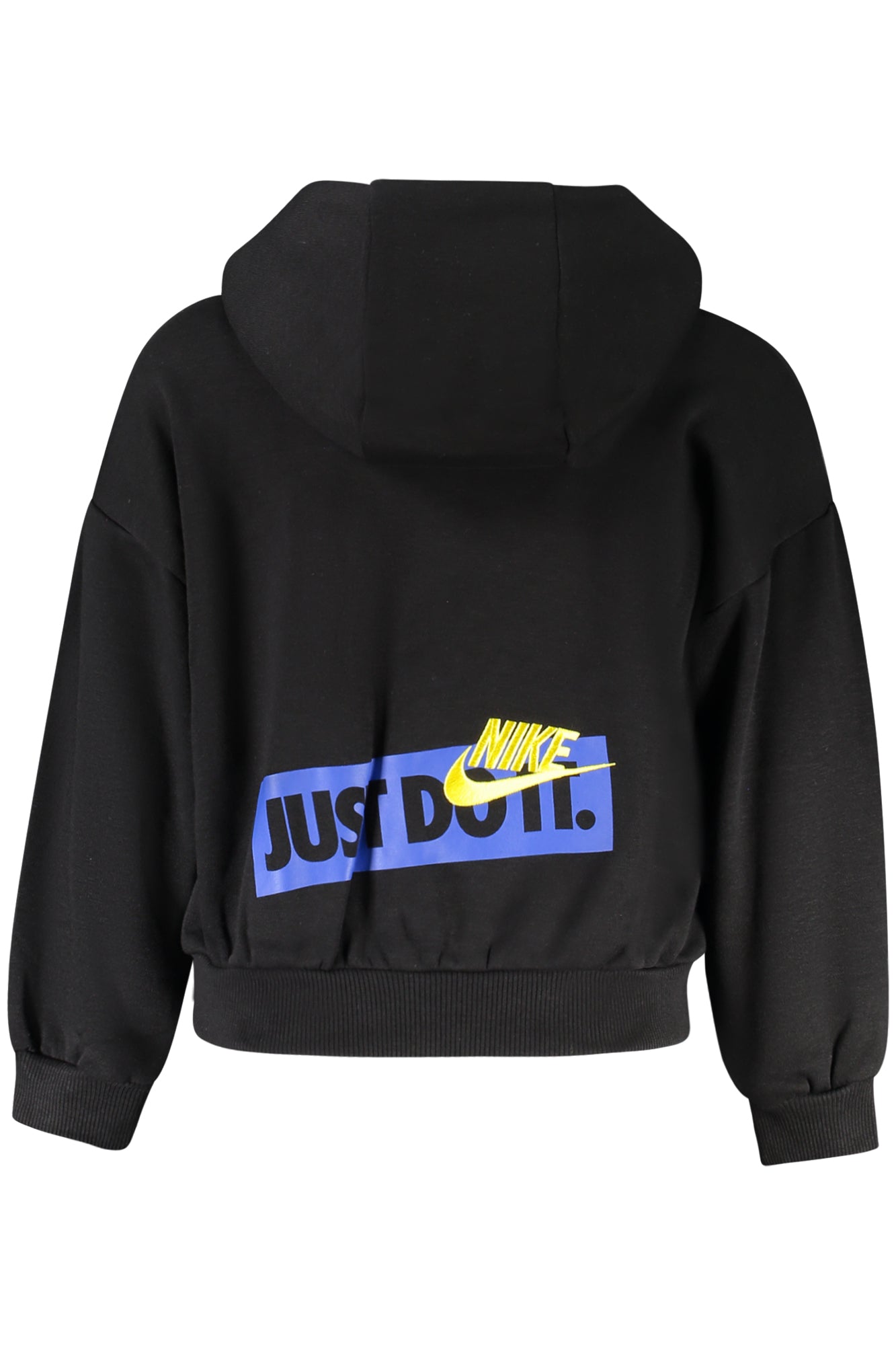 NIKE KIDS' BLACK ZIP-UP SWEATSHIRT-1