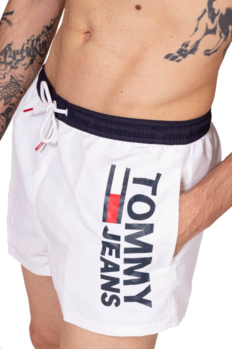 TOMMY JEANS - Men's logo surf shorts-0
