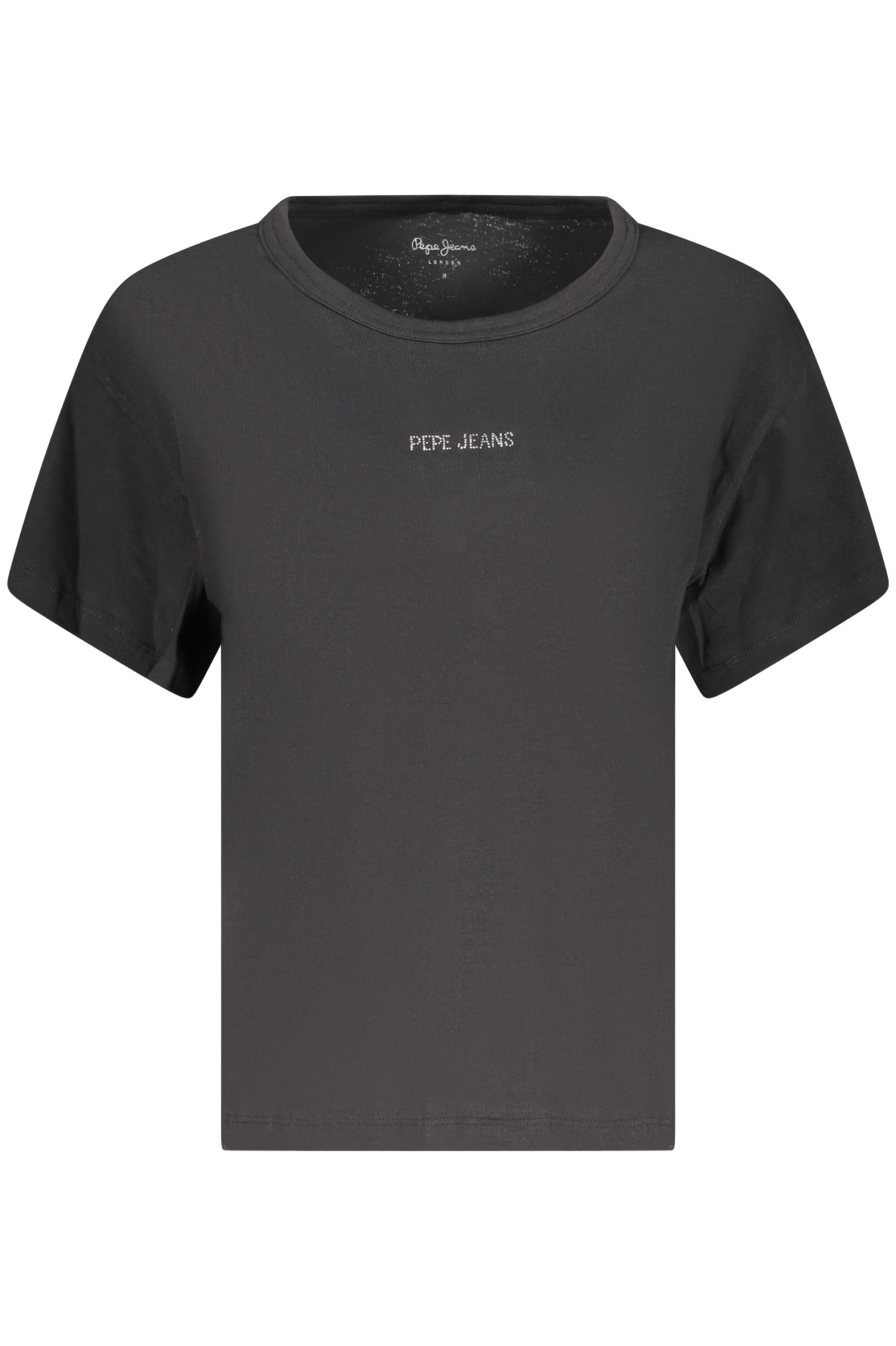 PEPE JEANS WOMEN'S SHORT-SLEEVE T-SHIRT BLACK-0